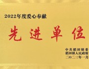 2022年度愛心奉獻先 進單位